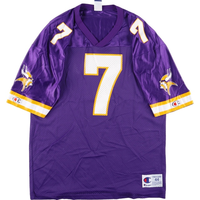 チャンピオン Champion NFL MINNESOTA VIKINGS ミネソタバイキングス ゲームシャツ フットボールシャツ メンズL /eaa338254