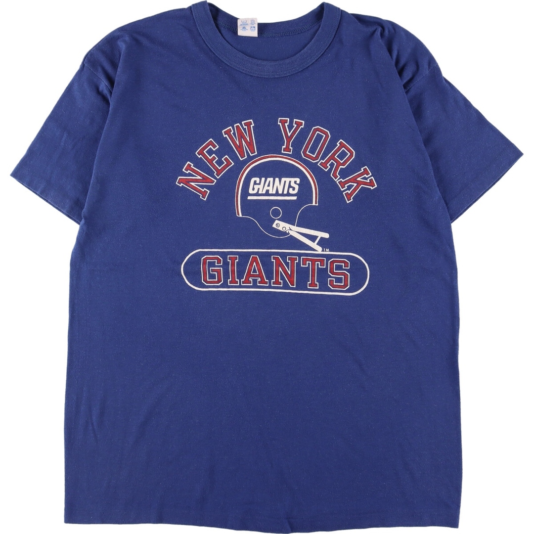 80年代 チャンピオン Champion トリコタグ NFL NEW YORK GIANTS ニューヨークジャイアンツ スポーツプリントTシャツ USA製 メンズM ヴィンテージ /eaa337111