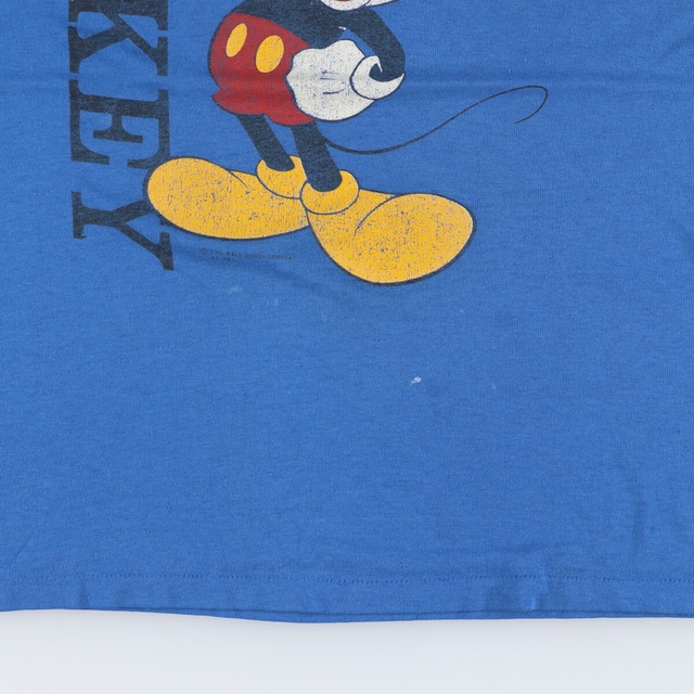 USA製年代80年代 allison MICKEY MOUSE ミッキーマウス キャラクタープリントTシャツ USA製 メンズM ヴィンテージ /eaa338350