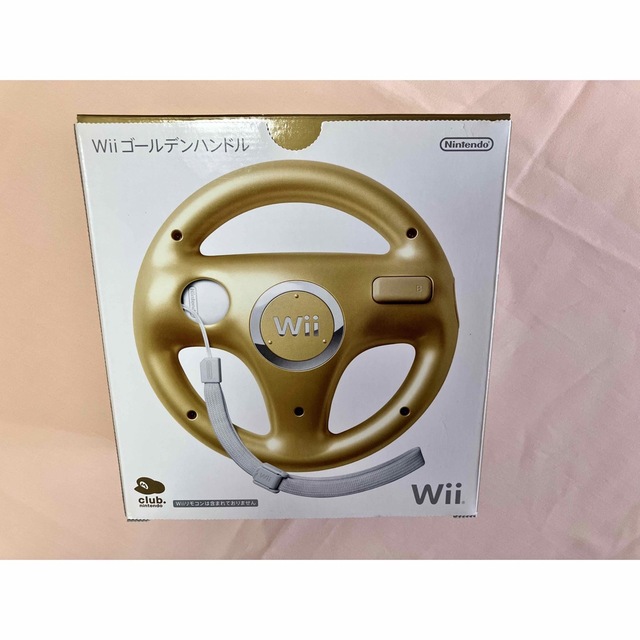 Wii(ウィー)の★クラブニンテンドー★Wii ゴールデンハンドル★マリオカート★ エンタメ/ホビーのゲームソフト/ゲーム機本体(その他)の商品写真