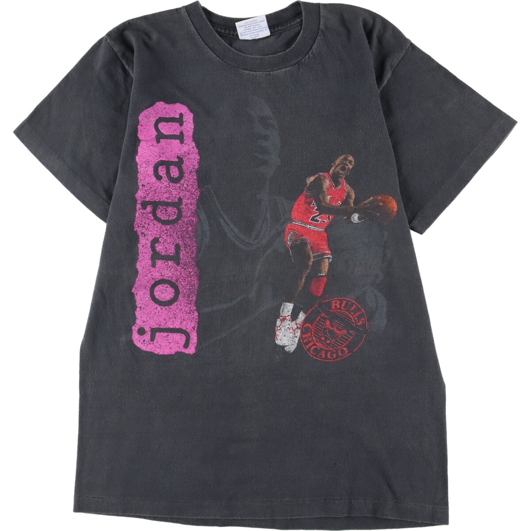 90年代 SALEM SPORTSWEAR NBA CHICAGOBULLS シカゴブルズ MICHAEL JORDAN マイケルジョーダン スポーツプリントTシャツ USA製 メンズM ヴィンテージ /eaa337597