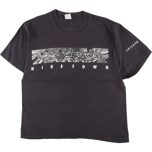 NIKE - 古着 90年代 ナイキ NIKE 銀タグ 両面プリント スポーツ