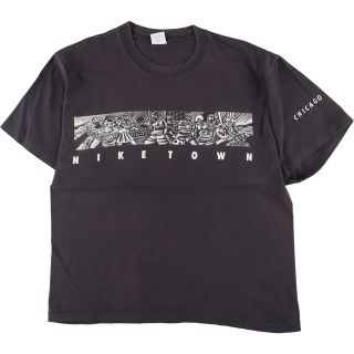 90年代 ナイキ NIKE 両面プリント スポーツTシャツ USA製 メンズM ヴィンテージ /eaa327385