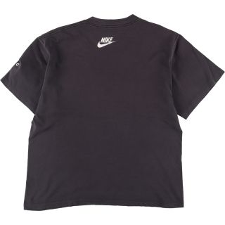 ナイキ 90s 銀タグ センターロゴ プリント 半袖 Tシャツ M グレー NIKE レディース  220628