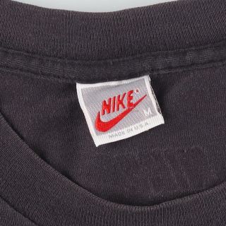 NIKE vintage ナイキ ヴィンテージ Tシャツ サイズ：M 銀タグ ゴツナイキ 90s ネイビー 紺 トップス 半袖 クルーネック シンプル カジュアル ブランド【メンズ】