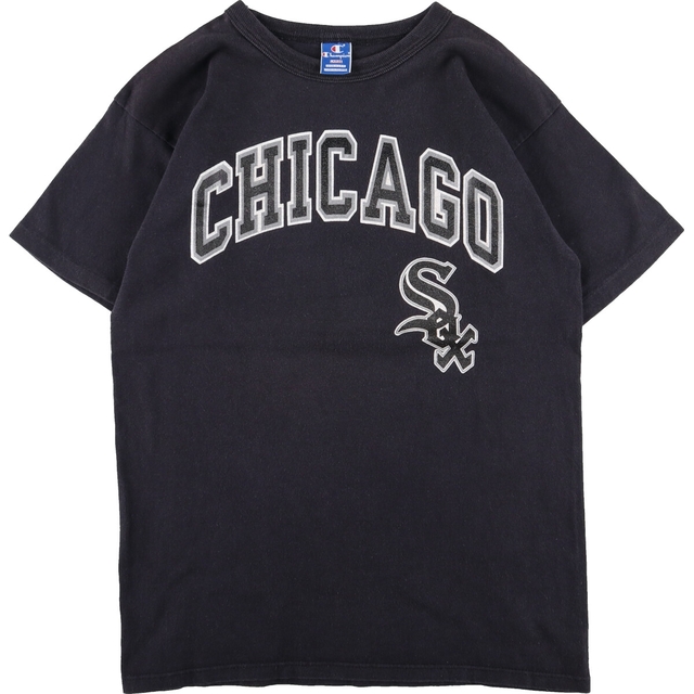 90年代 チャンピオン Champion MLB CHICAGO WHITE SOX シカゴホワイトソックス スポーツプリントTシャツ USA製 メンズM ヴィンテージ /eaa338366