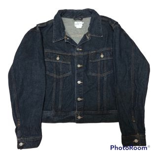 シーケーカルバンクライン(ck Calvin Klein)の濃紺 90s USA製 CK Calvin Klein デニム ジャケット XL(Gジャン/デニムジャケット)