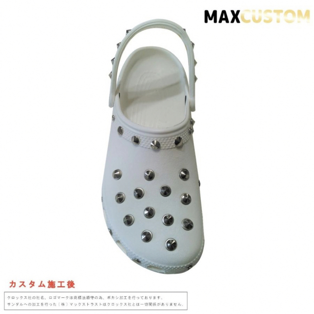 crocs(クロックス)のクロックス crocs ネオパンク カスタム クラシック 白 22～29cm レディースの靴/シューズ(サンダル)の商品写真