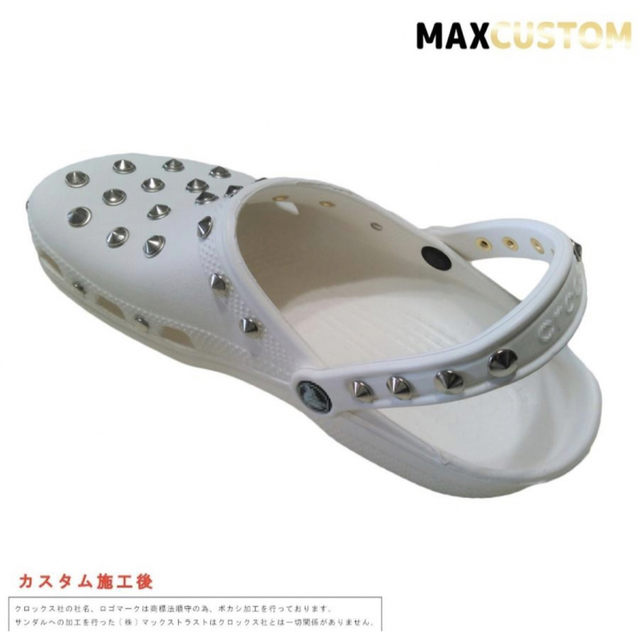 crocs(クロックス)のクロックス crocs ネオパンク カスタム クラシック 白 22～29cm レディースの靴/シューズ(サンダル)の商品写真