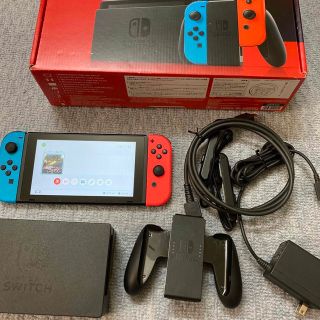 ニンテンドースイッチ(Nintendo Switch)のNintendo Switch JOY-CON(L)(R)本体セット中古動作品(携帯用ゲーム機本体)