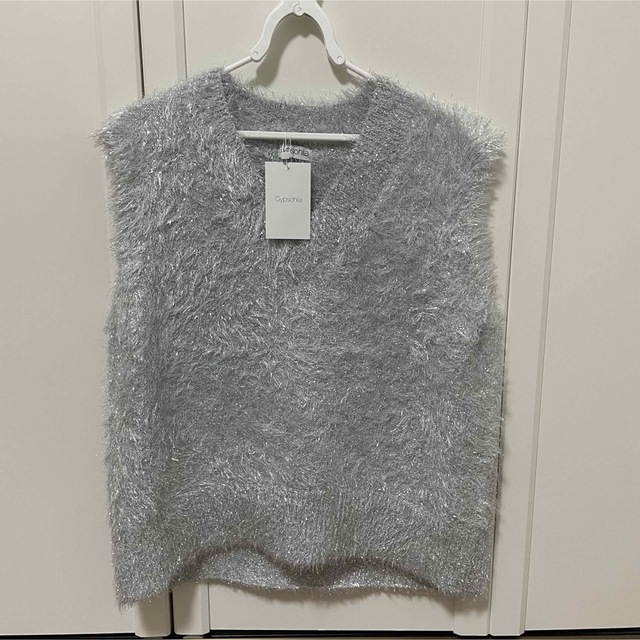 SOLDOUT【 gypsohila 】Glitter Knit Vest