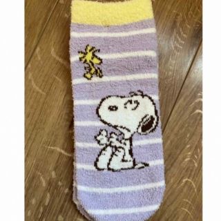 スヌーピー(SNOOPY)の【新品】しまむら スヌーピー 靴下 モコモコ(ソックス)