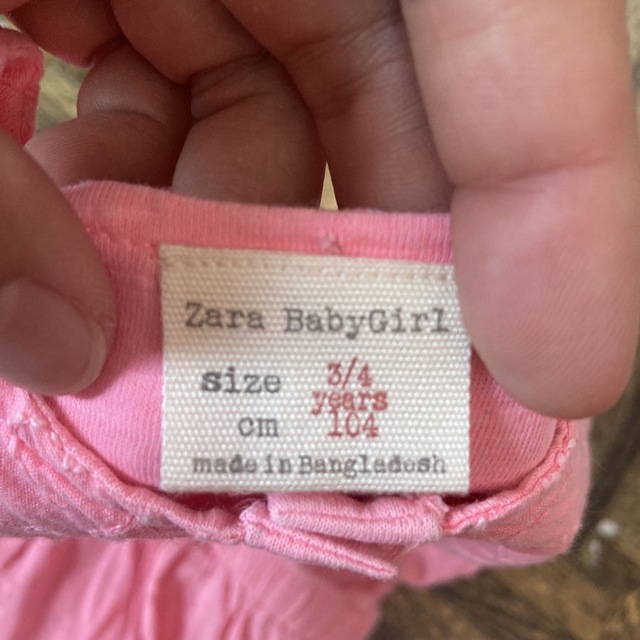 baiya ZARA ザラ キッズ オールインワン110 ピンク ワンピース