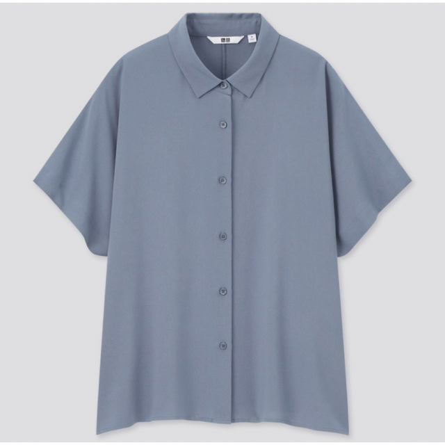 UNIQLO(ユニクロ)のUNIQLO 半袖レーヨンブラウス  レディースのトップス(シャツ/ブラウス(半袖/袖なし))の商品写真