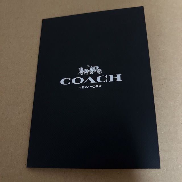 COACH(コーチ)のCOACH メッセージカード ハンドメイドの文具/ステーショナリー(カード/レター/ラッピング)の商品写真