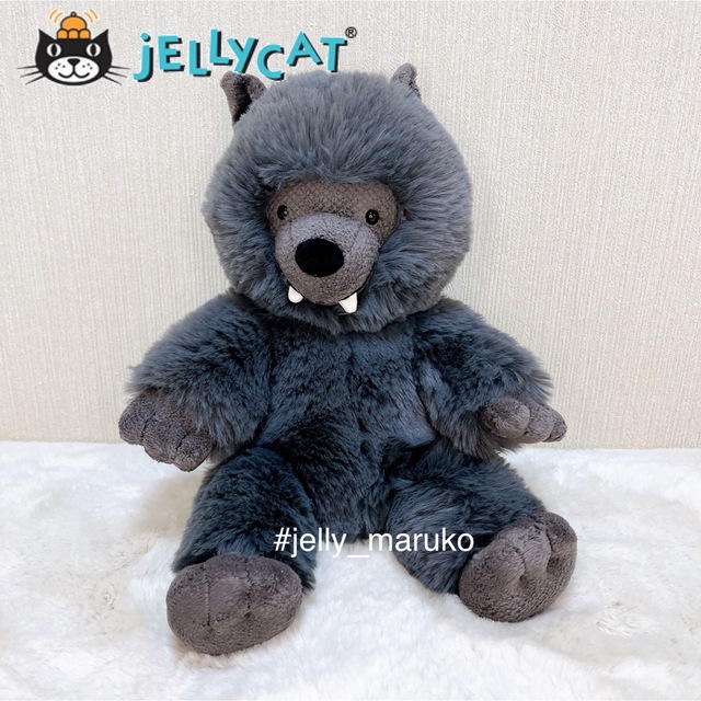 【廃盤】jellycat オオカミ男 ぬいぐるみ ジェリーキャット オオカミファーストトイ