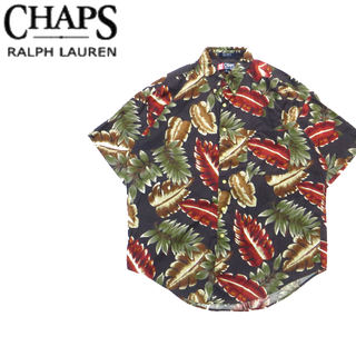 ラルフローレン(Ralph Lauren)の美品 CHAPS RALPH LAUREN ラルフローレン 総柄シャツ XL(Tシャツ/カットソー(半袖/袖なし))