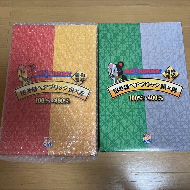 BE@RBRICK 招き猫 100％ & 400％ くろその他