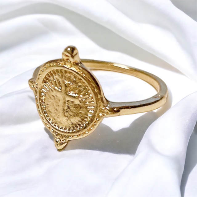 リング 指輪 おしゃれ 高級感 レトロ 可愛い カジュアル ユニセックス 人気 レディースのアクセサリー(リング(指輪))の商品写真