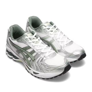 アシックス(asics)の新品未使用 asics GEL KAYANO 14 27cm グリーン (スニーカー)