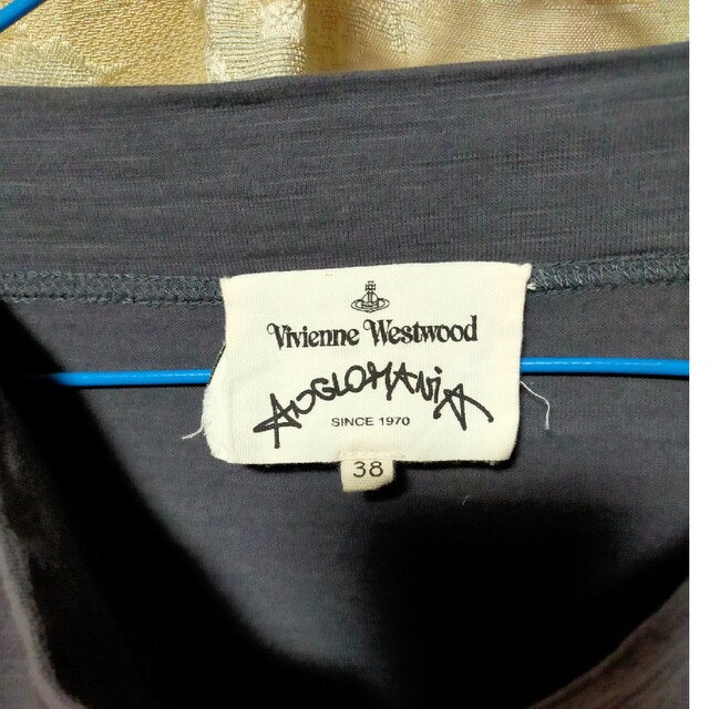 Vivienne Westwood(ヴィヴィアンウエストウッド)のVivienne Westwood アングロマニア 異素材使いオフショルカットソ レディースのトップス(カットソー(長袖/七分))の商品写真