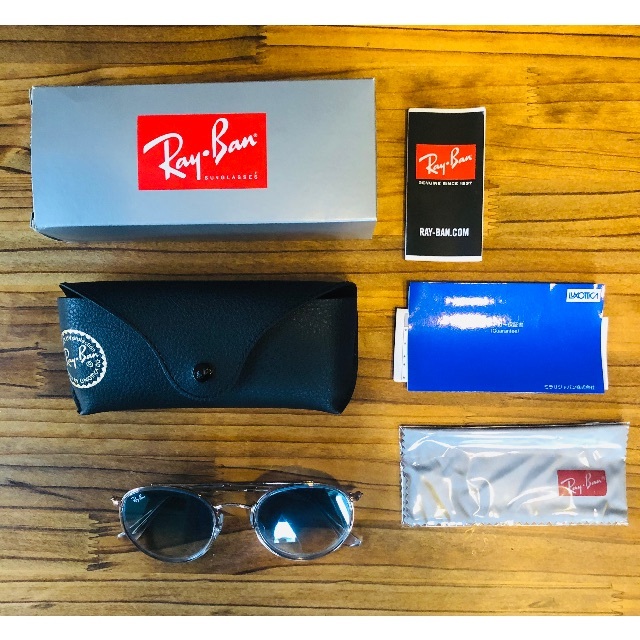 Ray-Ban(レイバン)のレイバン　ラウンドダブルブリッジ　ディアドロップ　サングラス メンズのファッション小物(サングラス/メガネ)の商品写真