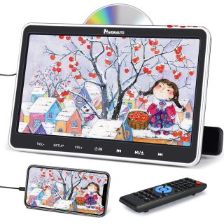 ヘッドレストモニター HDMI入力 スマホ同期 10.1インチ(カーナビ/カーテレビ)