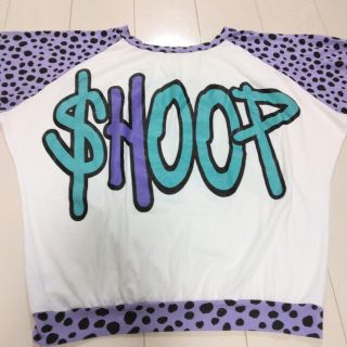 ベイビーシュープ(baby shoop)のBaby shoop ビッグ　ロゴ　Tｼｬﾂ　ダルメシアン柄　ドルマン(Tシャツ(長袖/七分))