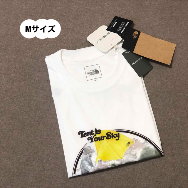 ノースフェイス【水彩画プリントTシャツ】登山・キャンプ・速乾Tシャツ