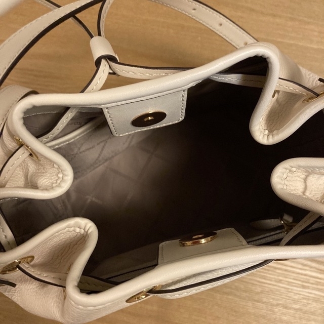 未使用♡マイケルコース♡2wayバッグ♡バケット♡巾着♡アイボリー系