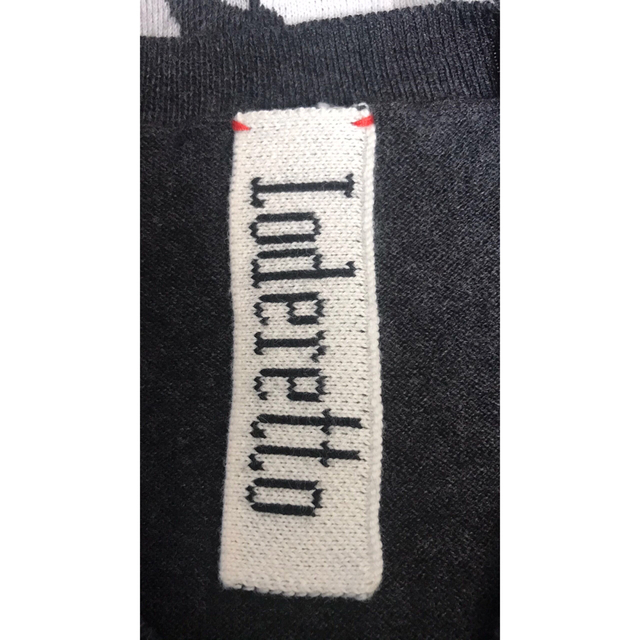 loderetto ロデレット レディース Mサイズ 長袖 ニット 古着 グレー