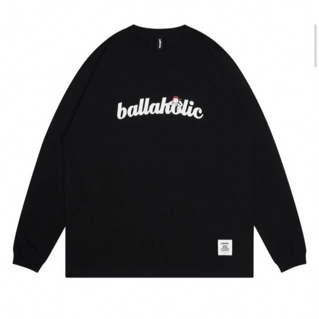 ballaholic(ボーラホリック)のballaholic LOGO long tee black メンズのトップス(Tシャツ/カットソー(七分/長袖))の商品写真