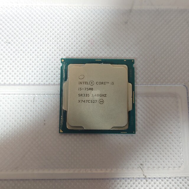 core i5 7500 動作確認済