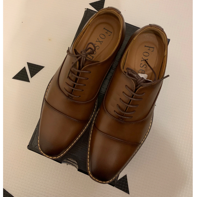 【新品】Foxsense 革靴 ブラウン　26.0