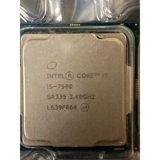 CPU intel core i5 7500(PCパーツ)