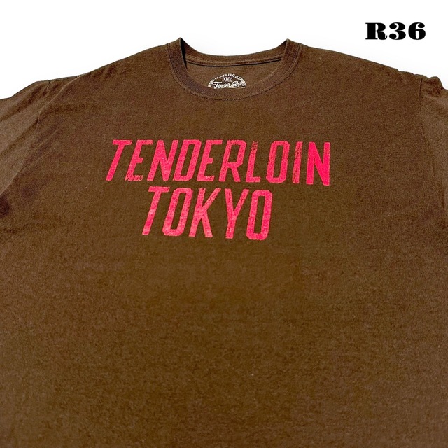 TENDERLOIN - 本店限定！ TENDERLOIN TEE 半袖 Tシャツ ブラウン 茶 赤 ...