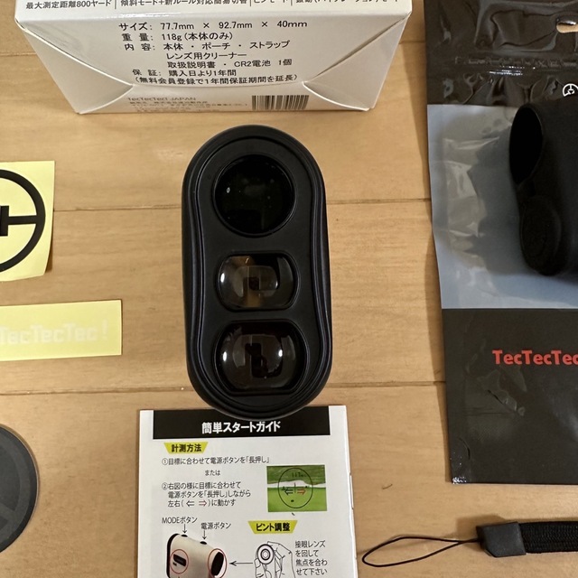 Tectectec mini テックテックテックミニ　ゴルフ用レーザー距離計 チケットのスポーツ(ゴルフ)の商品写真