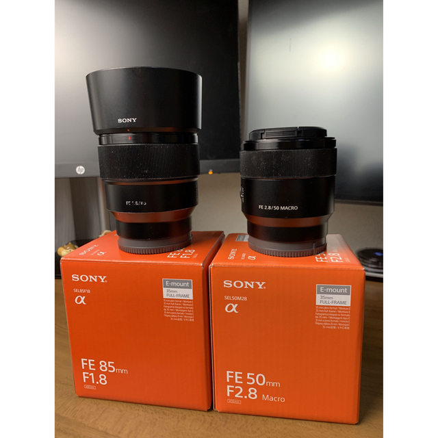 sony FE 85mm f1.8 + 50mm f2.8 macro