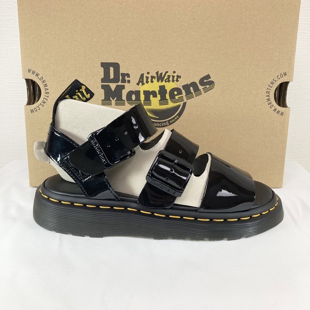 Dr.Martens(ドクターマーチン)の即購入OK！即日発送！！23cm UK4 ドクターマーチン　グリフォン　パテント レディースの靴/シューズ(サンダル)の商品写真