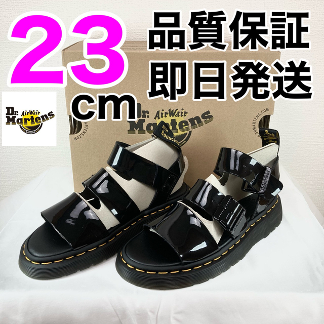 Dr.Martens(ドクターマーチン)の即購入OK！即日発送！！23cm UK4 ドクターマーチン　グリフォン　パテント レディースの靴/シューズ(サンダル)の商品写真