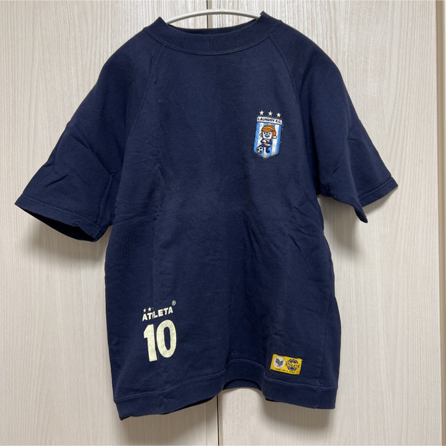 LAUNDRY(ランドリー)の美品　ランドリー ATHLETA アスレタ Tシャツ サッカー コラボ ネイビー レディースのトップス(Tシャツ(半袖/袖なし))の商品写真