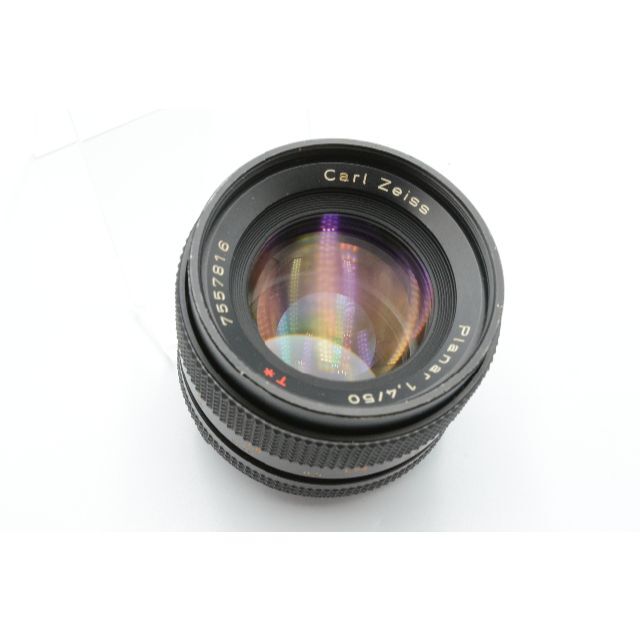コンタックス Carl Zeiss Planar 50mm f1.4 MMJ スマホ/家電/カメラのカメラ(レンズ(単焦点))の商品写真