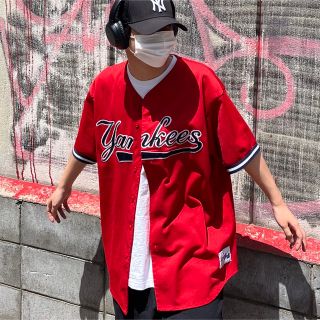 マジェスティック(Majestic)のYankees ヤンキース ベースボールTシャツ(Tシャツ/カットソー(半袖/袖なし))