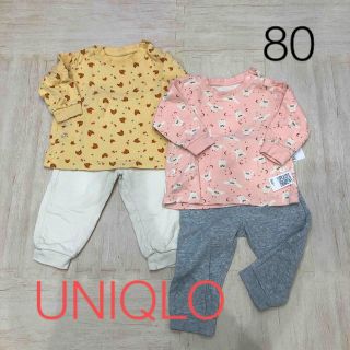 ユニクロ(UNIQLO)のUNIQLO☆ baby  80cm  パジャマ(パジャマ)