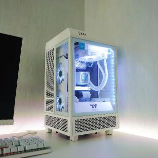 Core i5 12400F RTX3060Ti 白ゲーミングPC 簡易水冷