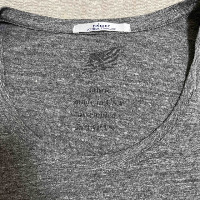 JOURNAL STANDARD relume(ジャーナルスタンダードレリューム)のJOURNAL STANDARD relume Tシャツ　美品 レディースのトップス(Tシャツ(半袖/袖なし))の商品写真