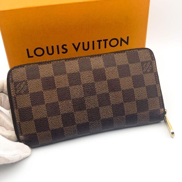 LOUIS VUITTON(ルイヴィトン)の✨極美品✨ ルイヴィトン ダミエ エベヌ ジッピーウォレット 8カード レディースのファッション小物(財布)の商品写真