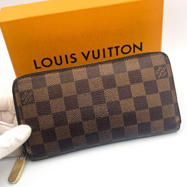 LOUIS VUITTON(ルイヴィトン)の✨極美品✨ ルイヴィトン ダミエ エベヌ ジッピーウォレット 8カード レディースのファッション小物(財布)の商品写真