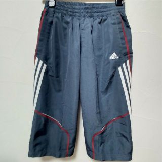 アディダス(adidas)の【adidas】七分丈パンツ150cm 反射テープ  速乾 アウトドア 男女(パンツ/スパッツ)