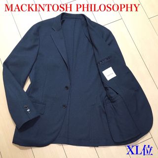 マッキントッシュフィロソフィー(MACKINTOSH PHILOSOPHY)の極美品★マッキントッシュ トロッター ジャケット 紺 アンコン 42R A670(テーラードジャケット)